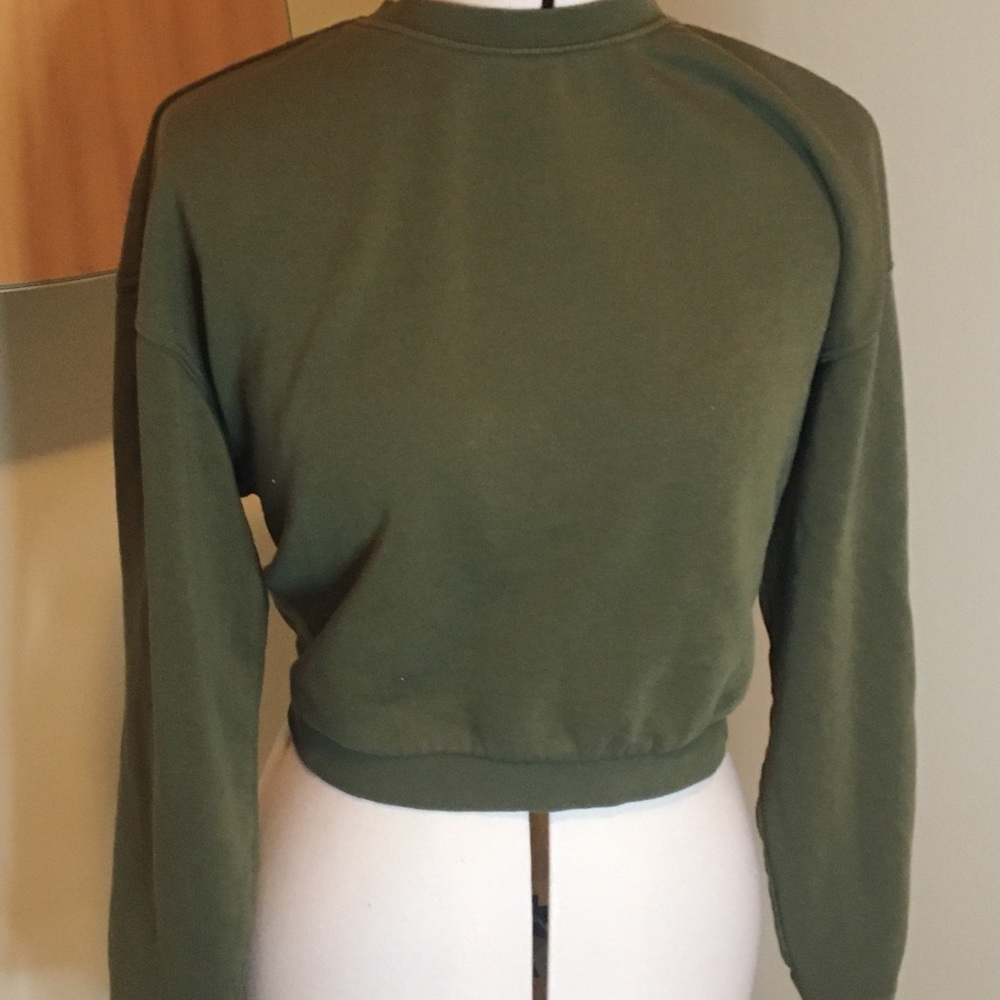 Cropped sweatshirt